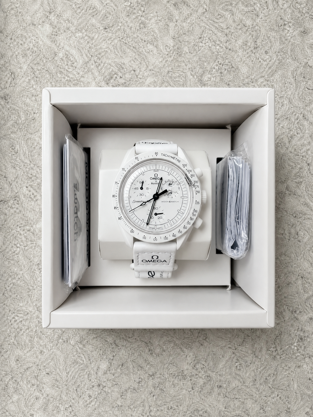 Swatch x Omega x Snoopy Bioceramic MoonSwatch Moonphase 42mm